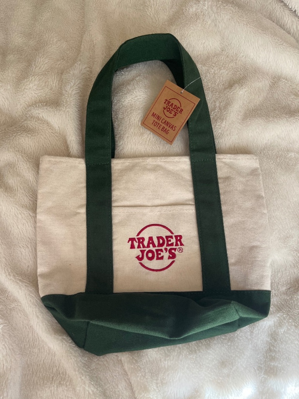 Trader Joe’s Mini Canvas Tote Bag